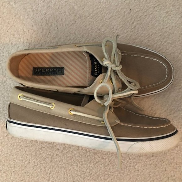 SPERRY Top Sider 2-Eye Boat Shoes in tan colour EUC, Size 7.5 - Picture 7 of 15